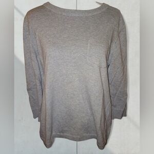 TALBOTS ZIP CLOSURE SWEATER